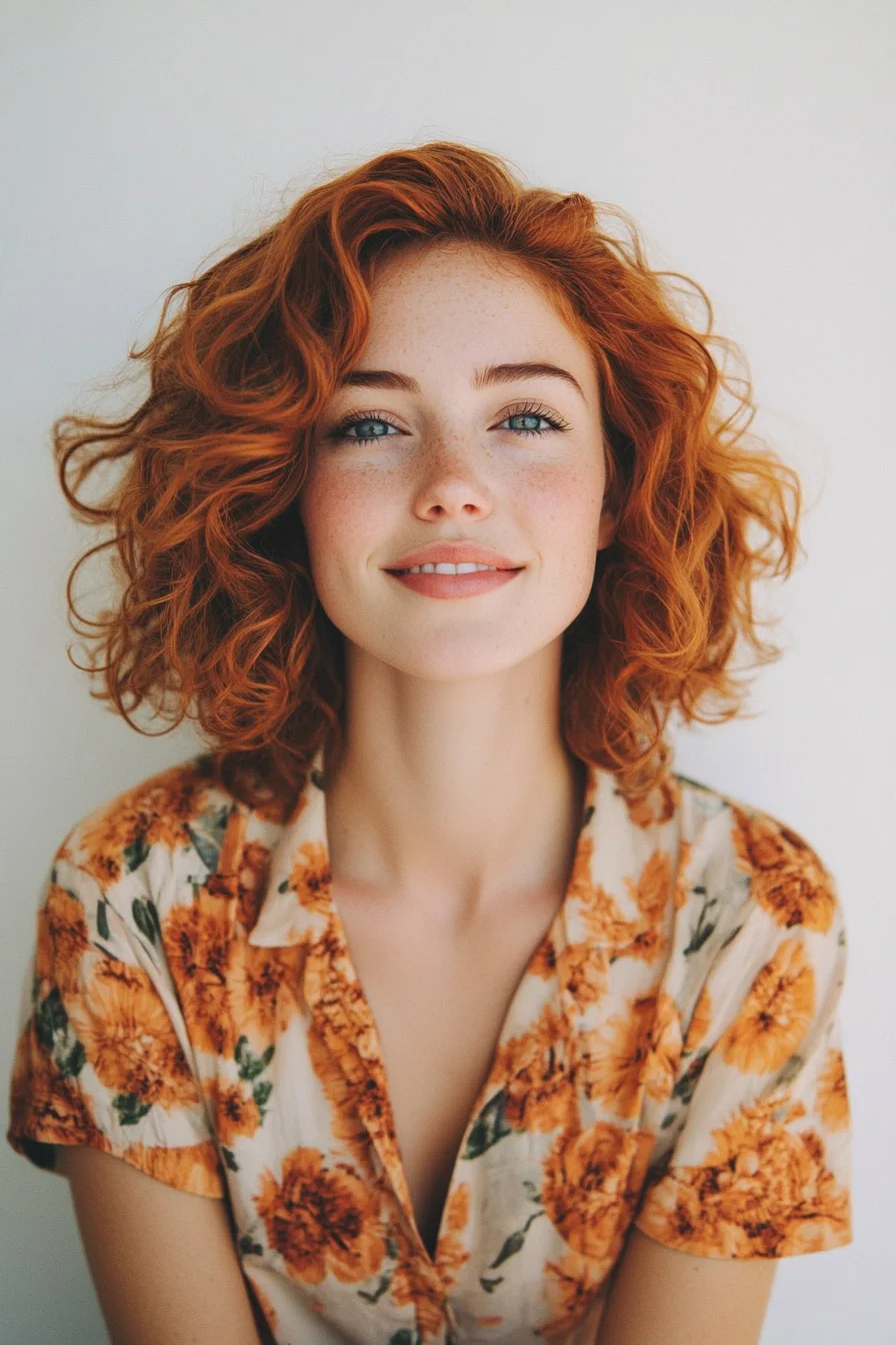 Effortlessly Chic: The Luscious Curly Bob Hairstyle