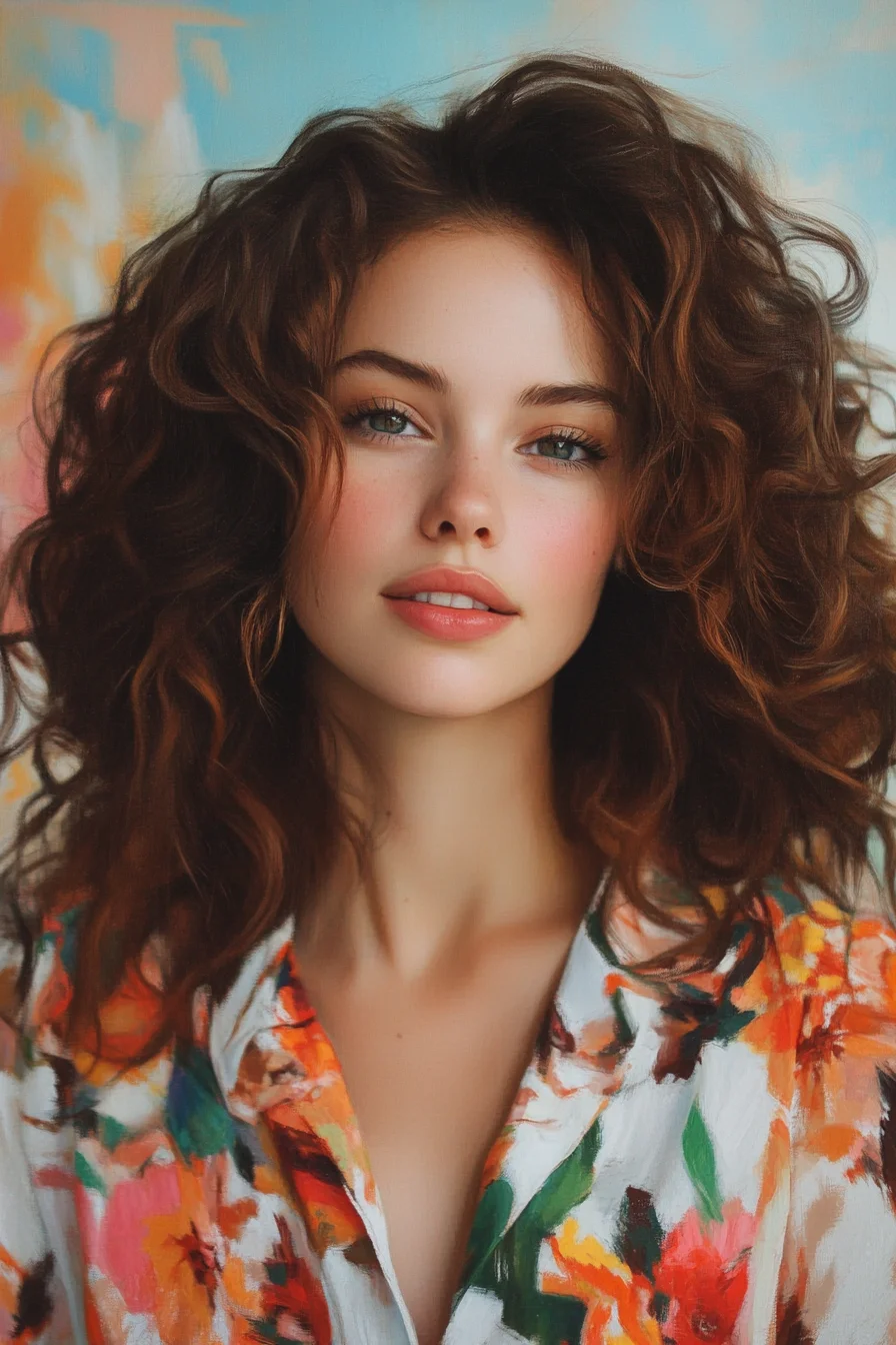 Embrace the Bounce: Effortlessly Chic Curly Hairstyle