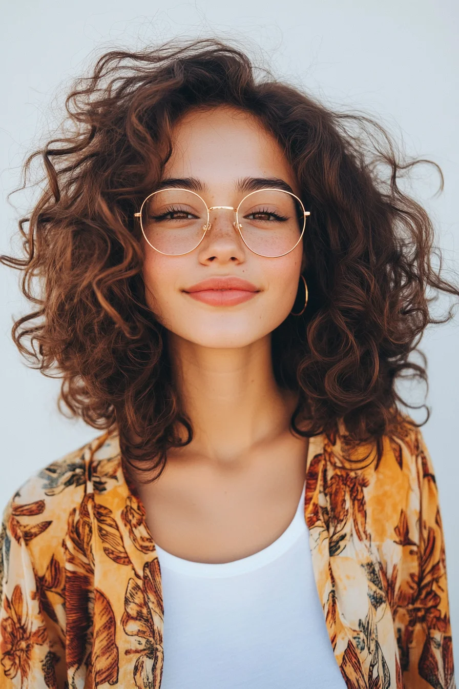 Embrace the Effortless Charm of Bouncy Curly Hair