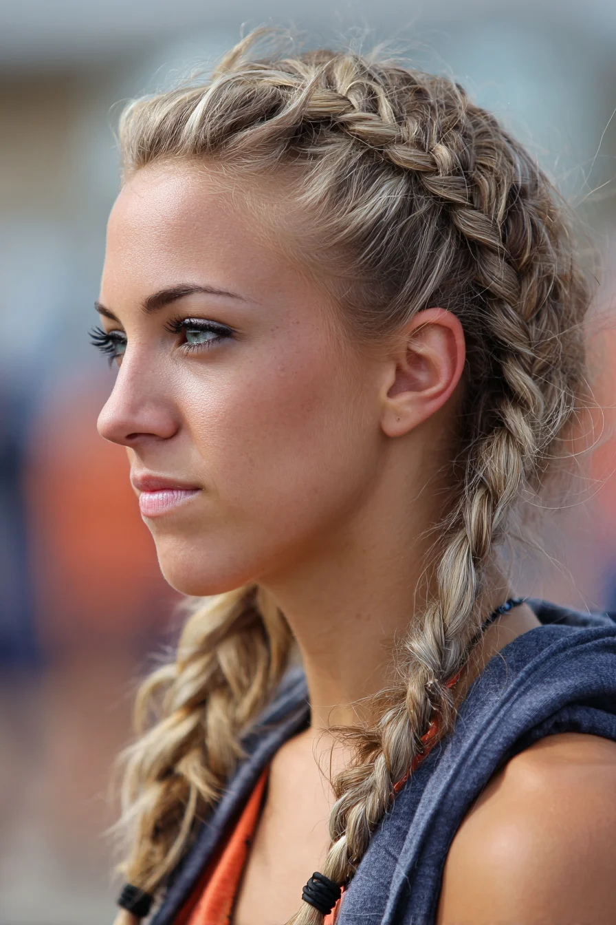 Double Dutch (Boxer) Braids for Medium to Long Hair