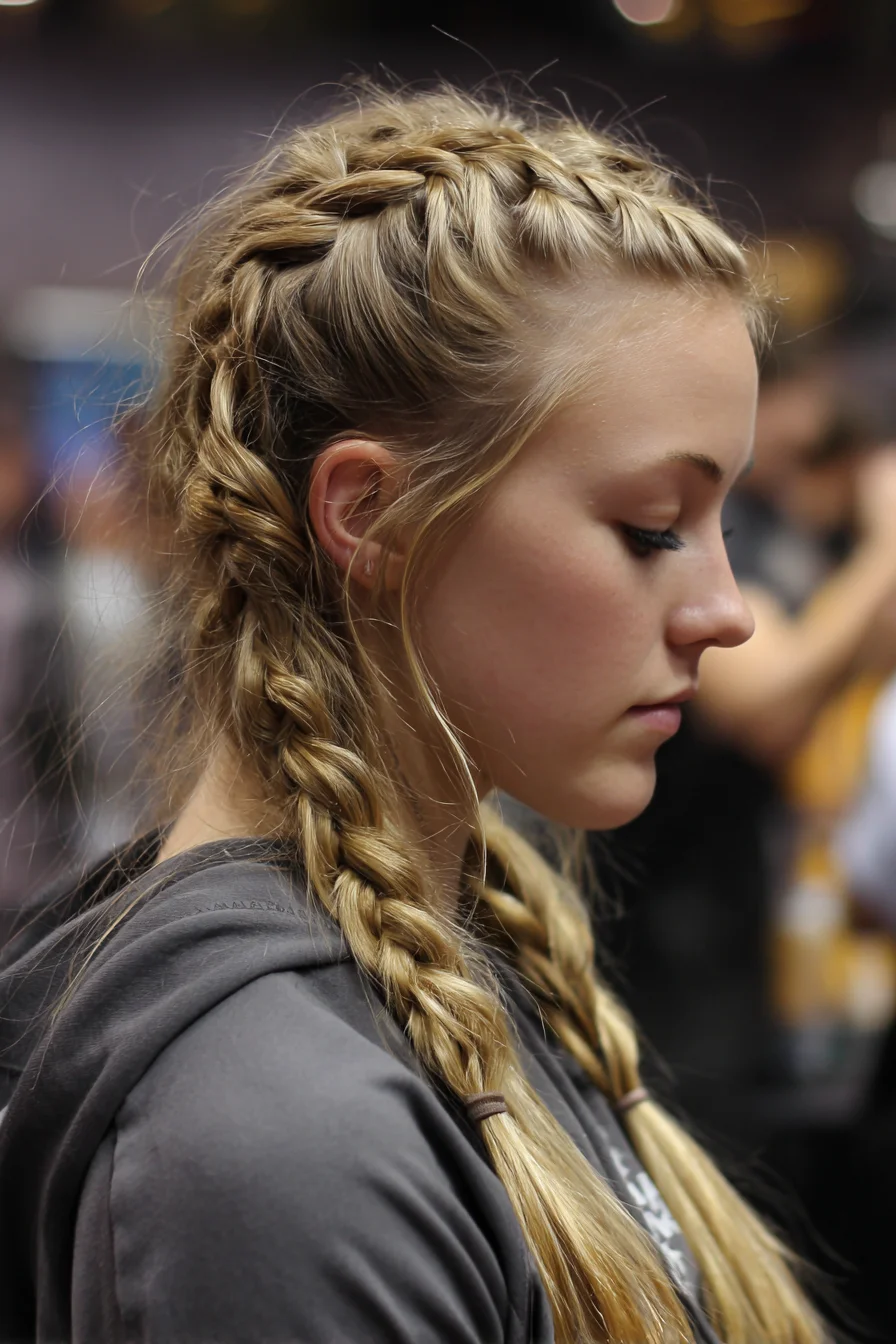 Double Dutch Braids (Boxer Braids) — Textured Two-Strand Braided Style