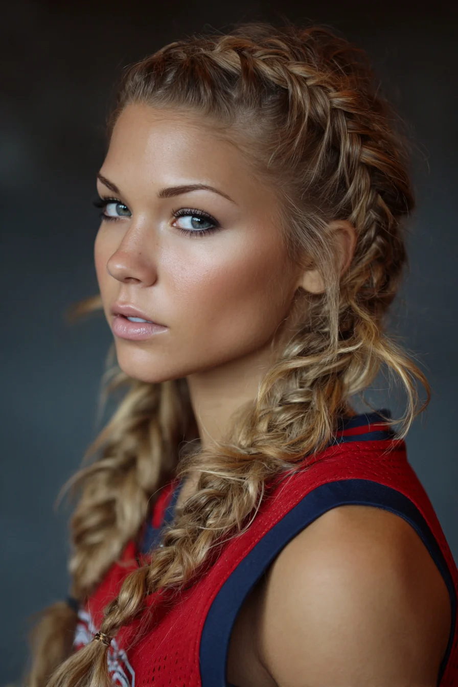 Double Dutch Braids into Loose Fishtails — Textured Braided Hairstyle