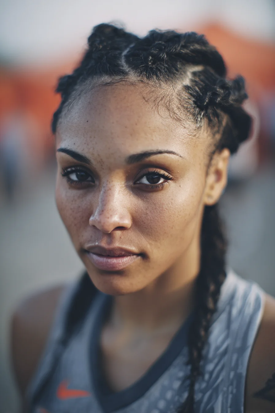 Flat-Twist Cornrows Into Long Braids — Sleek Protective Style