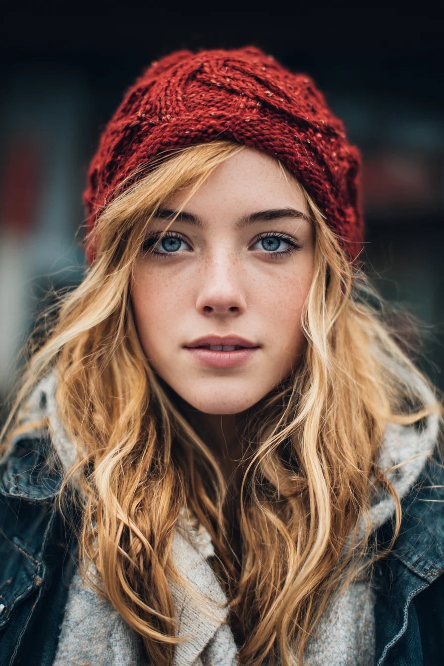 Long Beachy Textured Waves — Tousled Blonde Waves (Hat-Friendly)