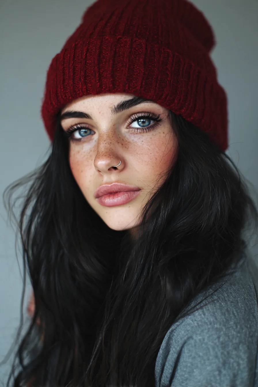 Long Loose Waves — Beanie-Friendly Natural Texture