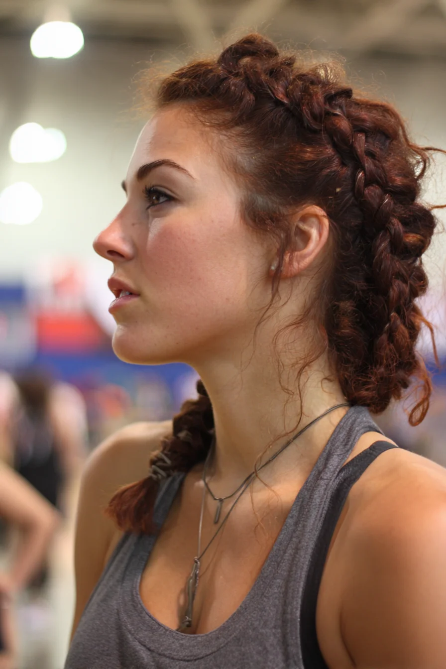 Textured Double Dutch Braids — Ideal for Thick, Wavy Hair