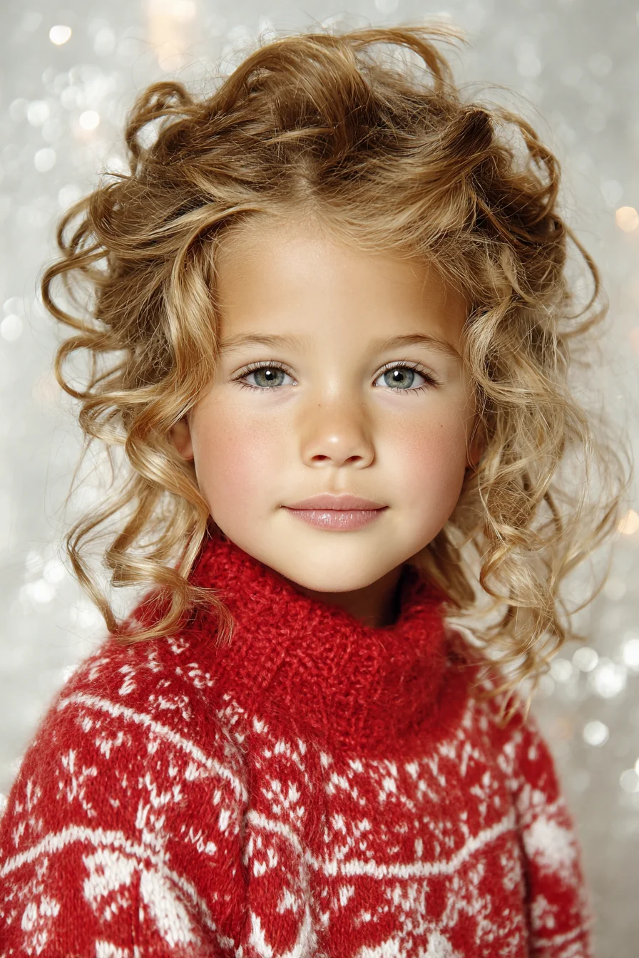 Tousled Ringlet Curls with Voluminous Root Lift