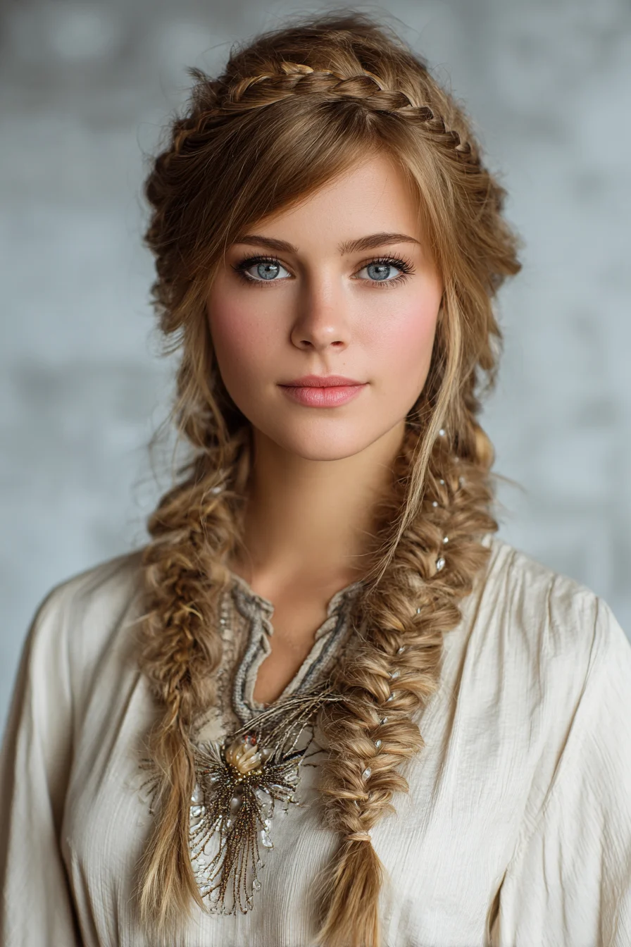 Boho Braid Hairstyles Ideas for Long Hair and Crown