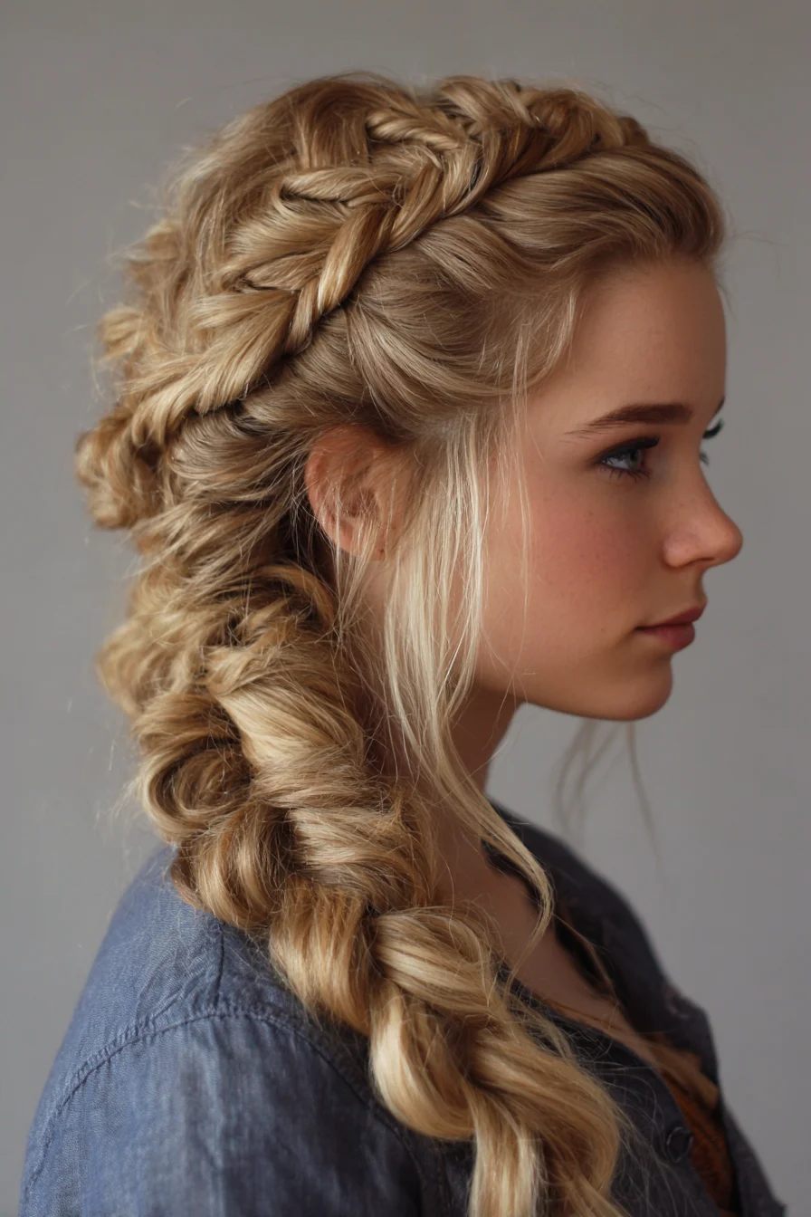 Boho Braided Hairstyles Ideas for Long Hair and Events