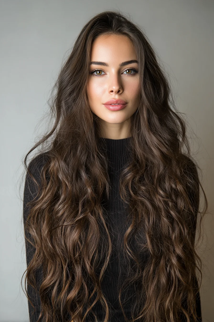 Effortless Beachy Waves for Long, Thick Hair When Youre Busy