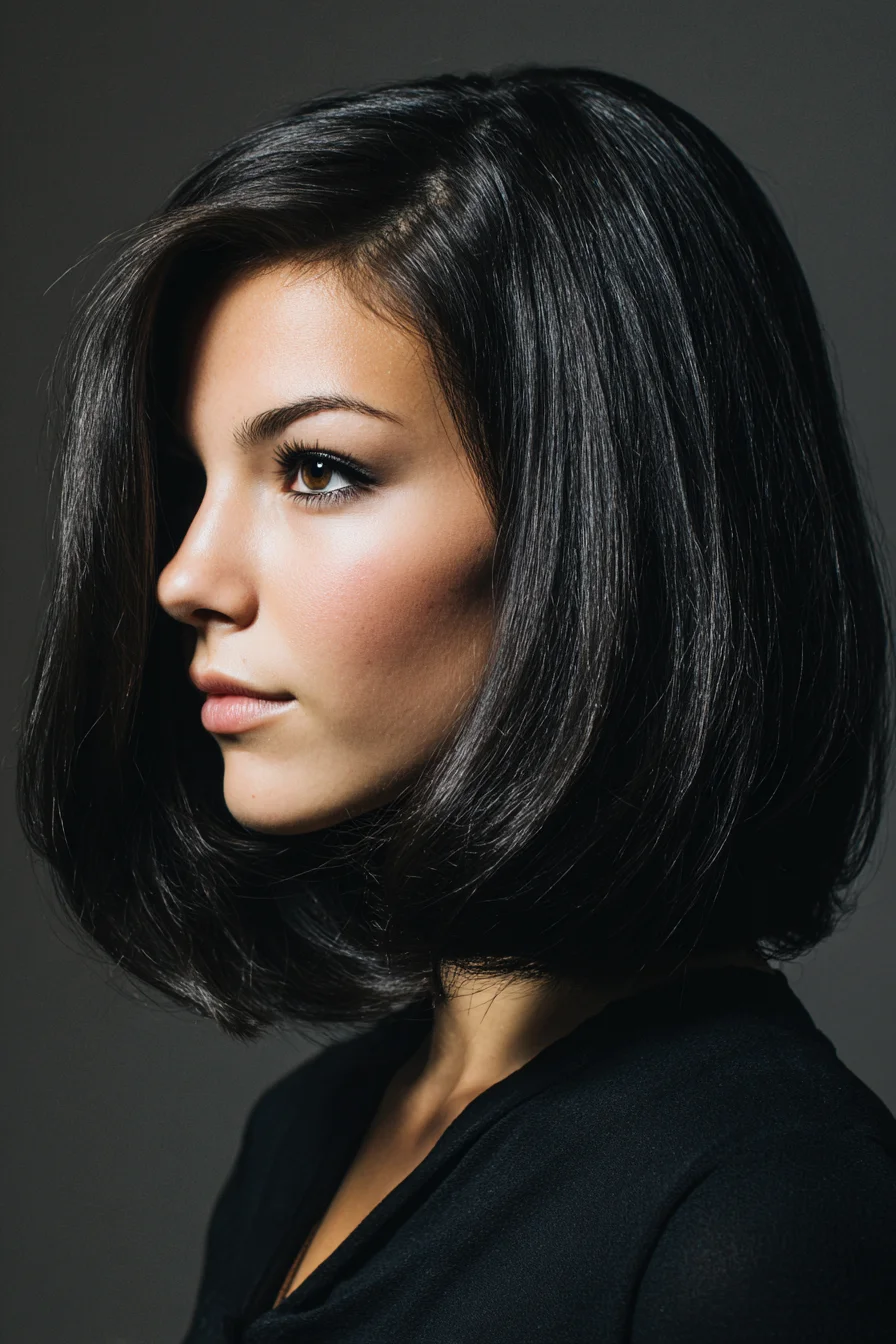 Everyday Chin-Length Bob with Subtle Flip and Shine