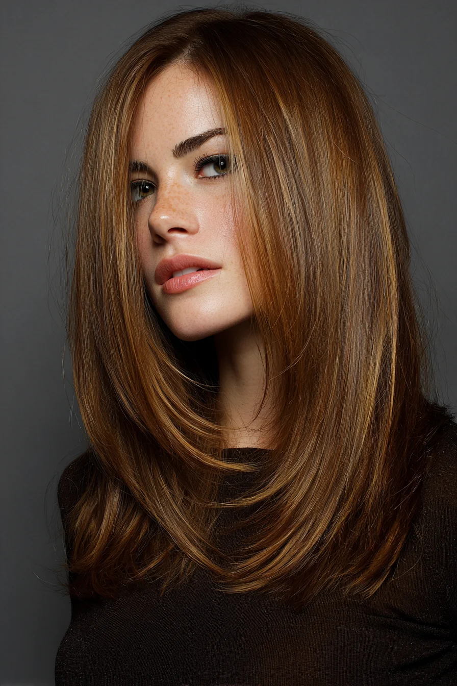 Face-Framing Long Layers for Soft Volume and Movement