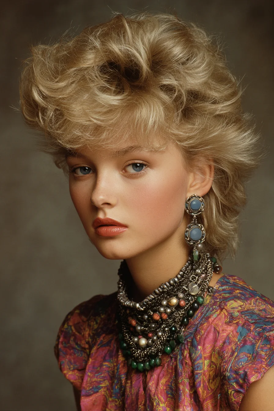 Feathered Short Shag with Volume and Soft Bangs