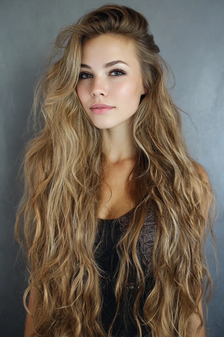 Long Beach Waves with Natural, Lived-In Volume