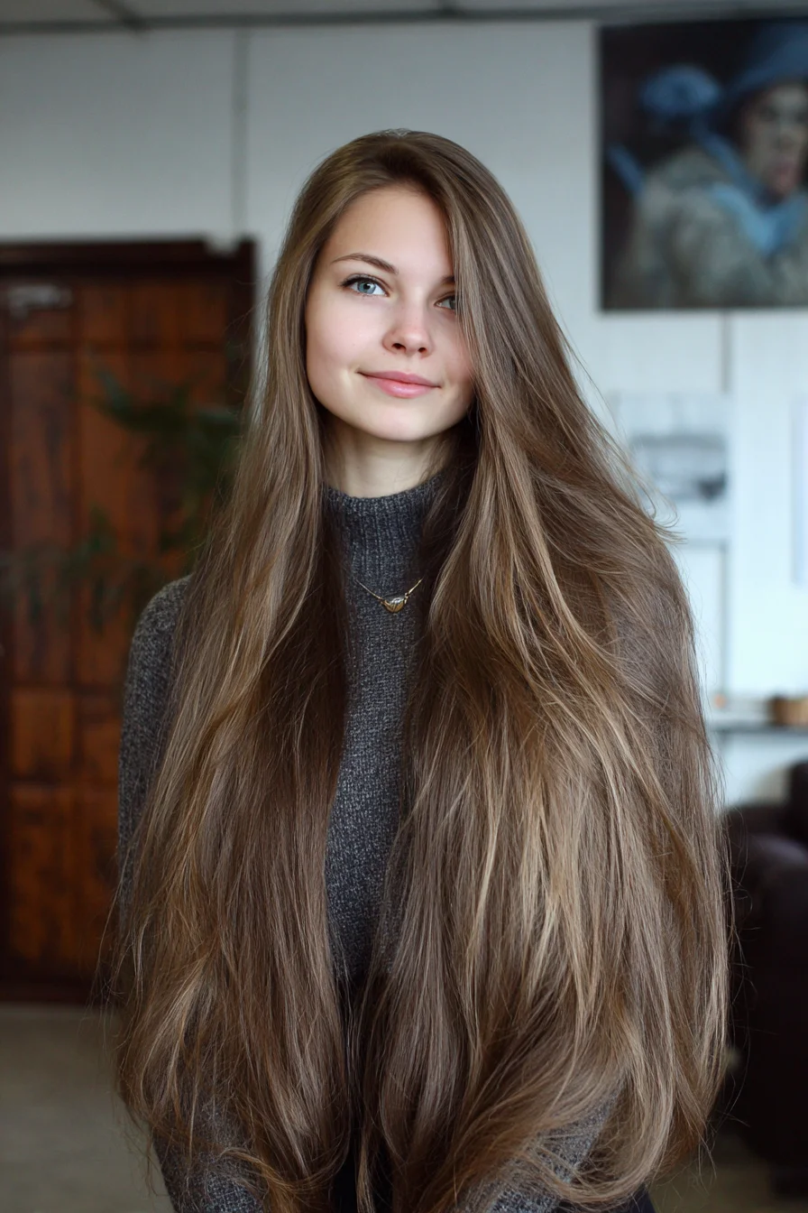 Long, Natural Layers with Soft Face-Framing for Everyday