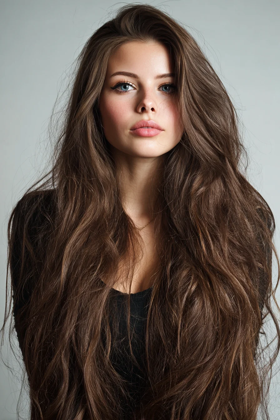 Long, Tousled Waves for Volume and Easy Everyday Chic
