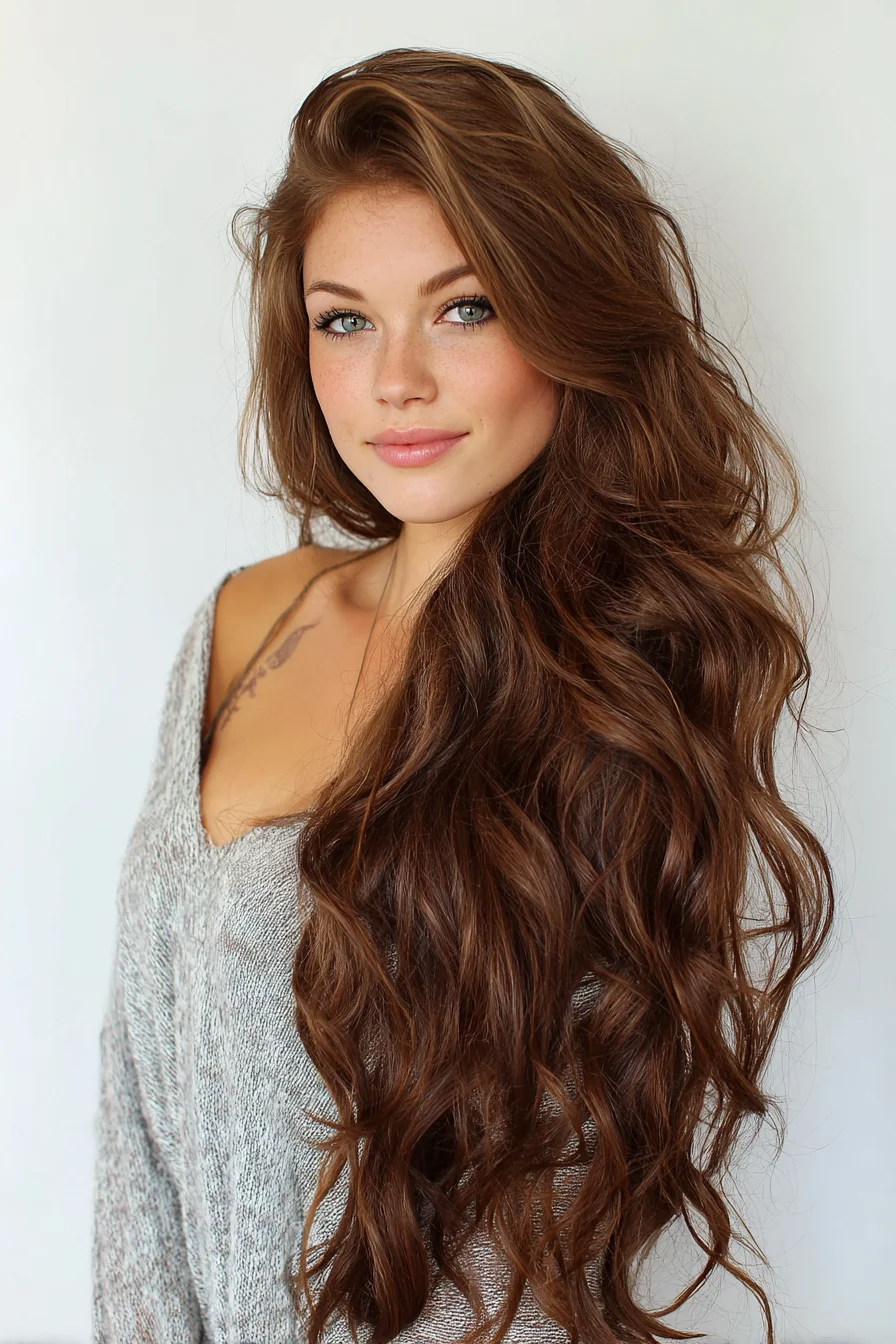 Loose, Lived-In Waves for Long Hair with Volume