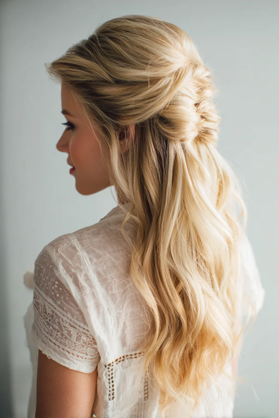 Soft Half-Up Twist for Beachy Volume and Waves