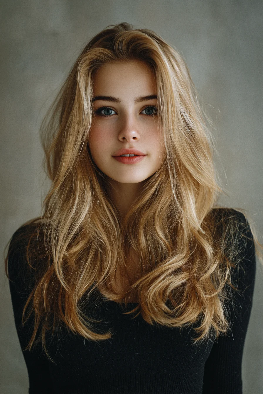 Soft Layered Waves with Face-Framing Pieces and Volume