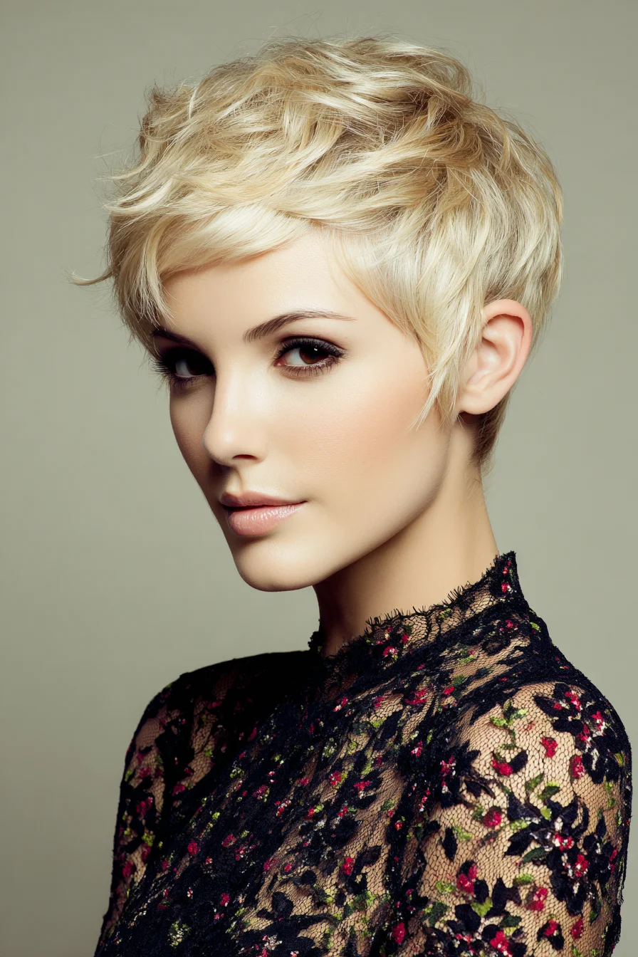Textured Pixie with Soft Fringe for Easy Chic