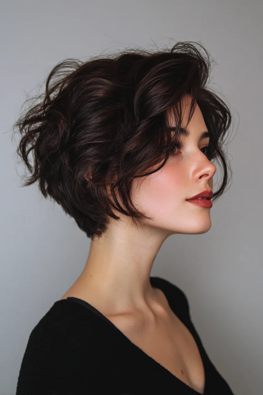 Tousled Short Pixie with Soft Face-Framing Layers