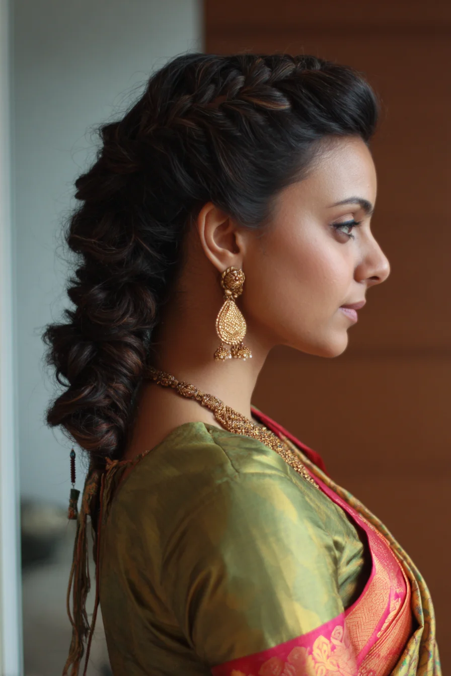 Twisted Fishtail Braid for Dressy Occasions and Elegant Texture