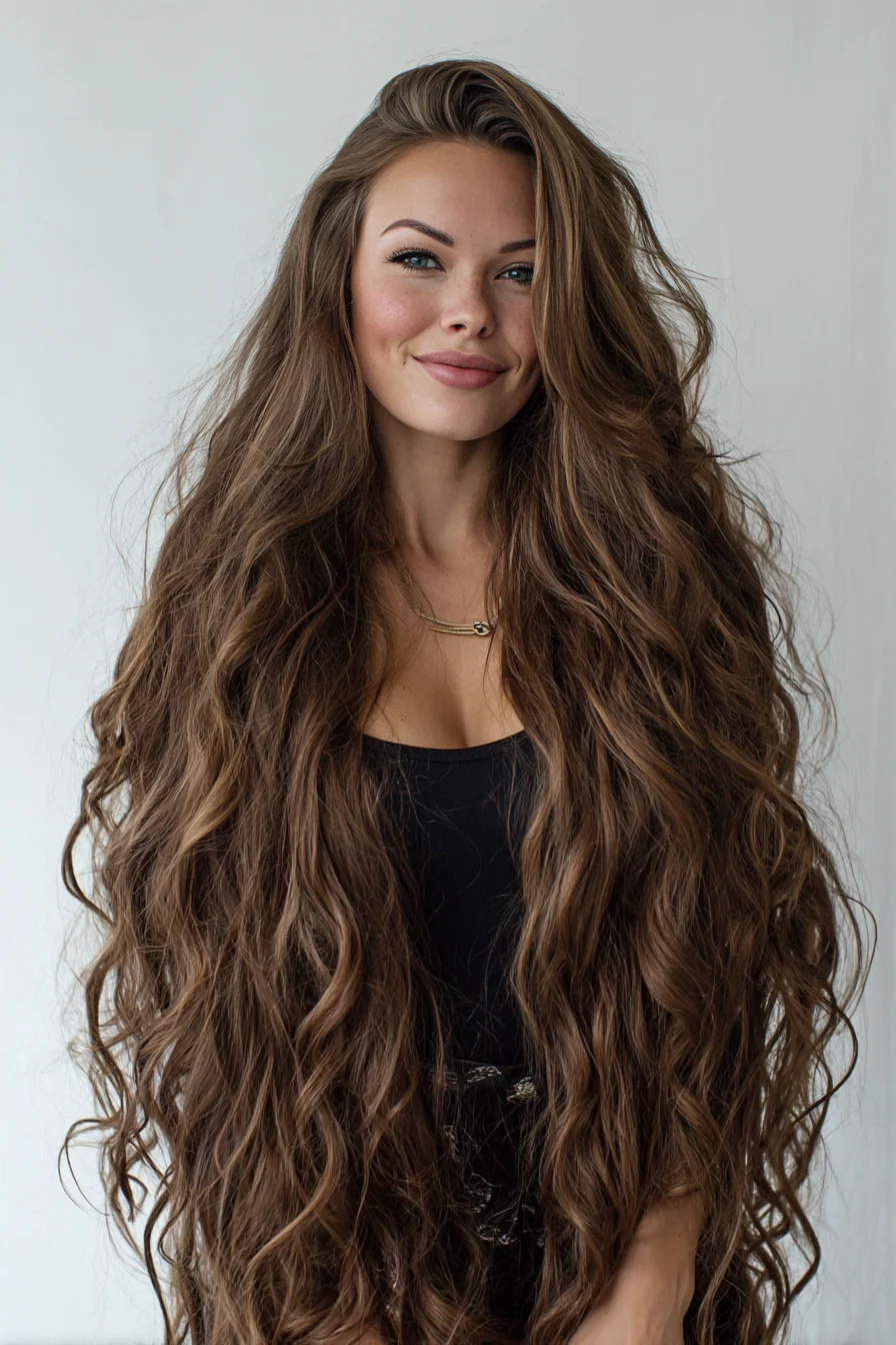 Ultra Long Boho Waves with Natural Volume and Movement