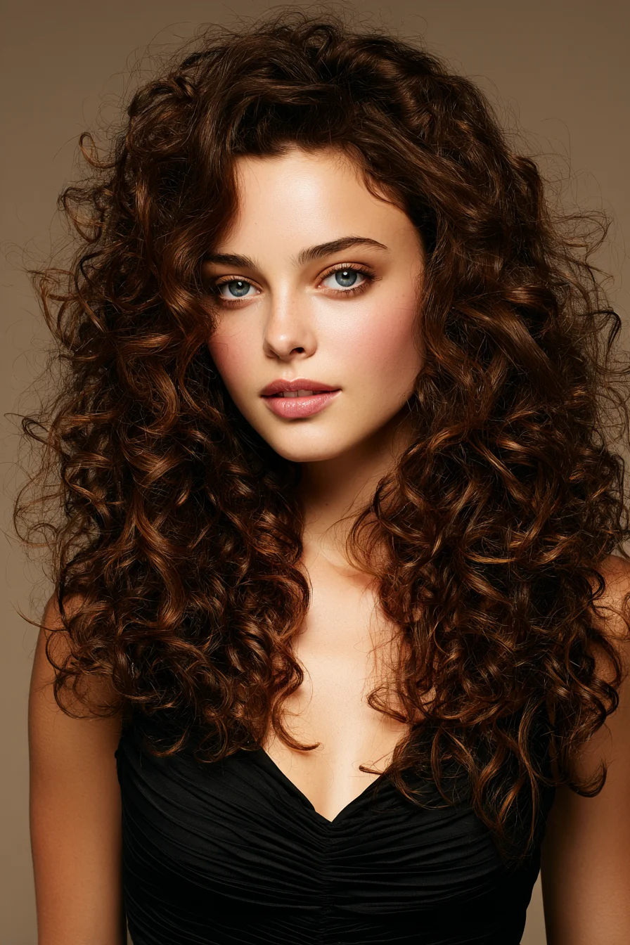 Voluminous Natural Curls for Big Texture and Bounce