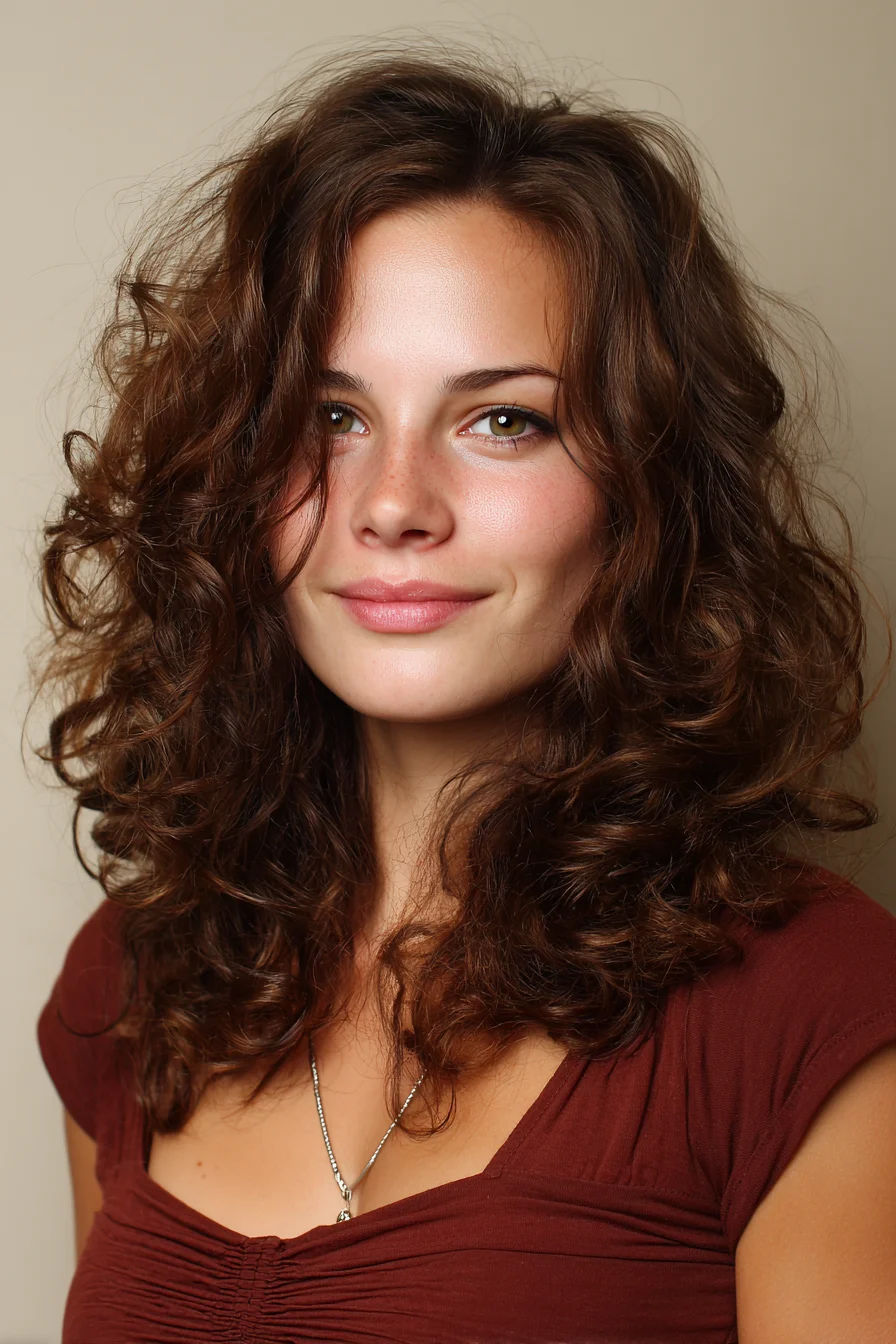 Voluminous Natural Curls for Everyday Texture Look